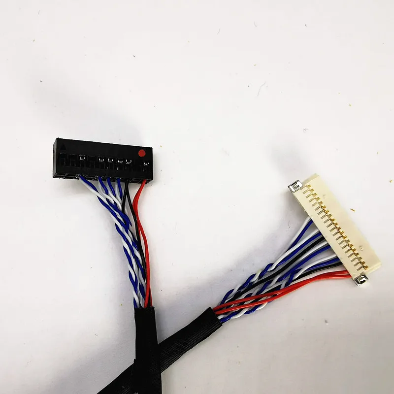 Универсальный ноутбук экран DF19 20-контактный 1ch 6-бит LVDS кабель 25 см для 6 5-15 дюймов