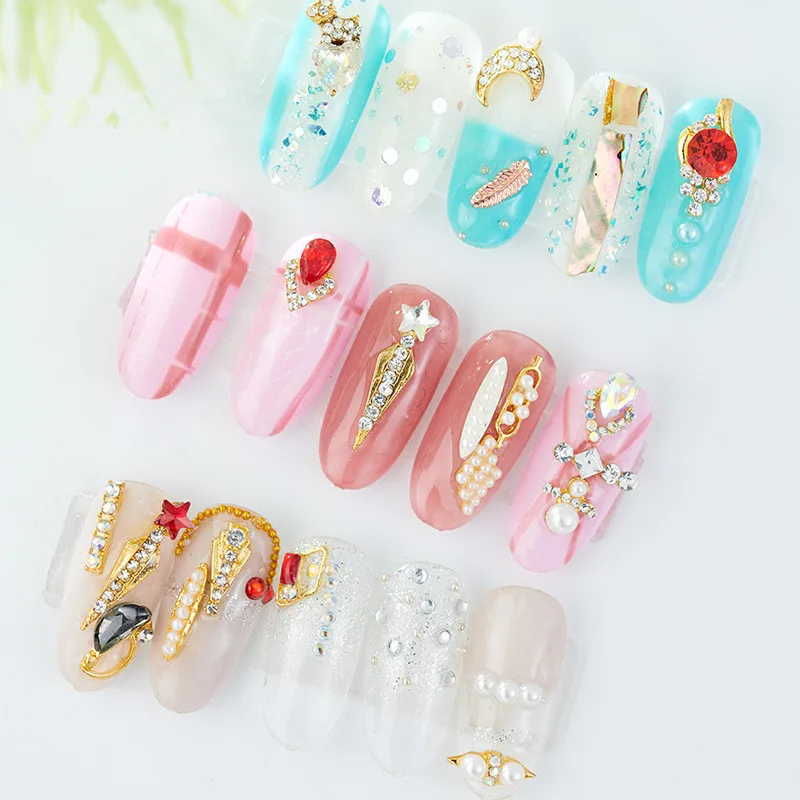 20pcs New Nail Supplies Accessories Long Drill Five-pointed Star Triangle Rectangular Alloy Rhinestone DIY Nail Decoration
20pcs New Nail Supplies Accessories Long Drill Five-pointed Star Triangle Rectangular Alloy Rhinestone DIY Nail Decoration