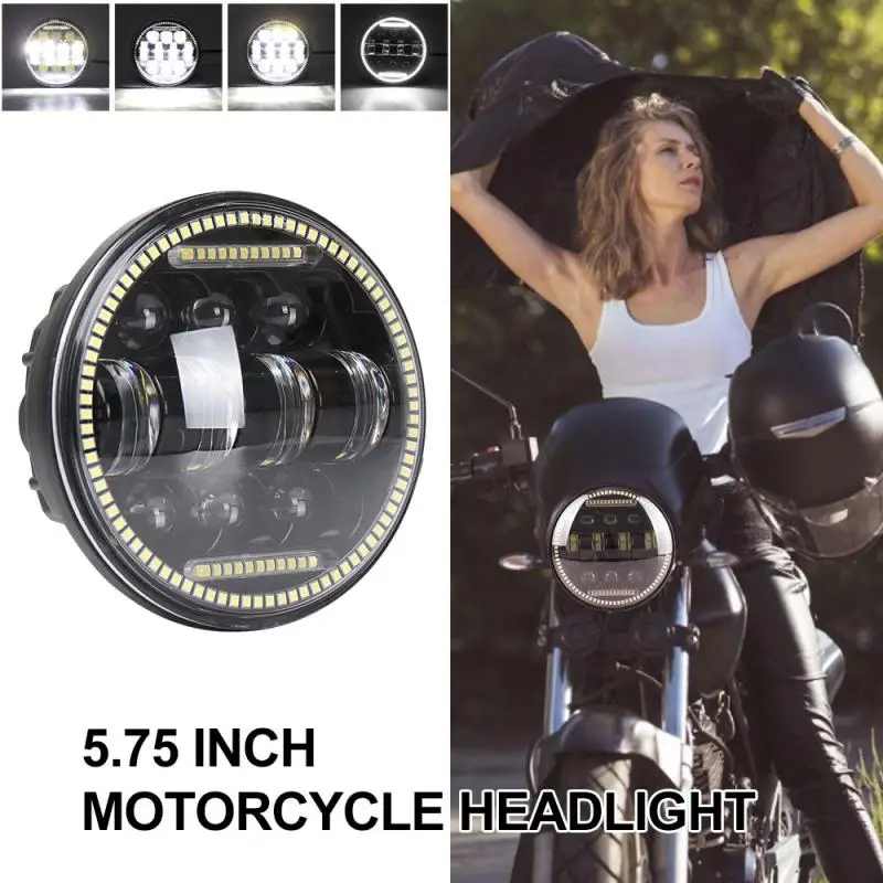 1PC High and low beam 5.75 "motorcycle lamp with aperture angel eye lamp 66W Super bright headlights Motorcycle lamp
1PC High and low beam 5.75 "motorcycle lamp with aperture angel eye lamp 66W Super bright headlights Motorcycle lamp