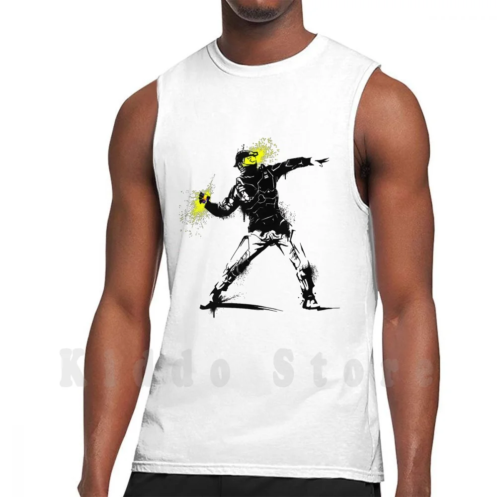 Бэнкси игровые майки жилет без рукавов Бэнкси бански искусство трафарет уличное искусство городской бомбер граффити игра Забавный
Бэнкси игровые майки жилет без рукавов Бэнкси бански искусство трафарет уличное искусство городской бомбер граффити игра Забавный