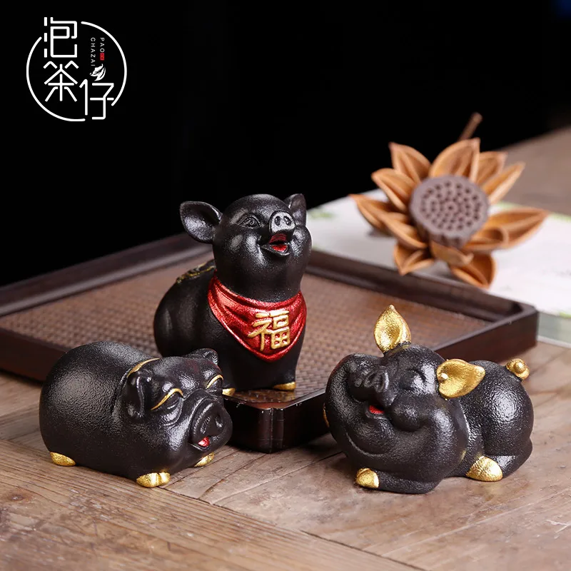 |Ceramic zodiac pet pig cute little pig tea tea tray home furnishing articles personality tea tea table decorations
|Ceramic zodiac pet pig cute little pig tea tea tray home furnishing articles personality tea tea table decorations