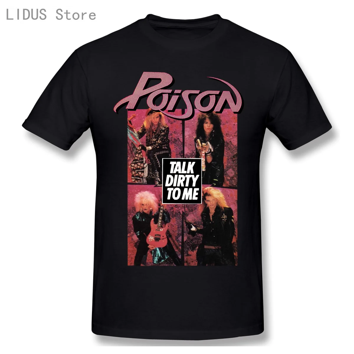 80s Metal Rock Poison Band Cool And Funny Short Sleeve Casual T-shirt Men Fashion O-neck 100% Cotton TShirts Tee Top
80s Metal Rock Poison Band Cool And Funny Short Sleeve Casual T-shirt Men Fashion O-neck 100% Cotton TShirts Tee Top