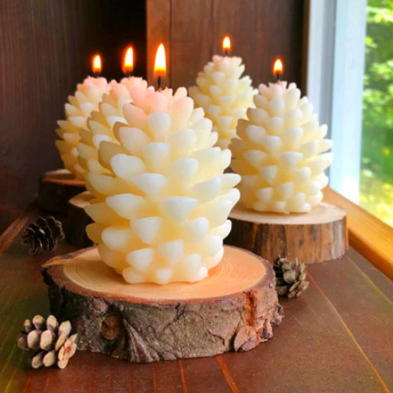 3D Small Pine Cone Shape Silicone Mold for DIY Home Decoration Making Soap Candle Melt Resin Polymer Clay
3D Small Pine Cone Shape Silicone Mold for DIY Home Decoration Making Soap Candle Melt Resin Polymer Clay