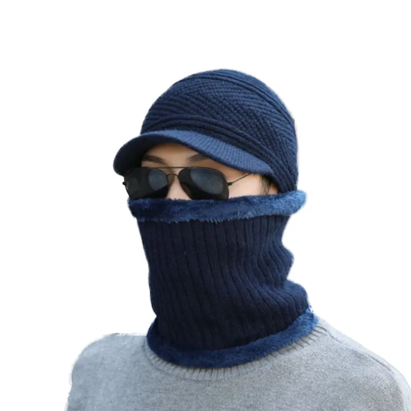 2020 New High Quality Winter Knit Beanie Scarf 2 Pieces Set Thick Lining Plus Velvet Men's Visor Hat Warm Dad Cap Soft Balaclava
2020 New High Quality Winter Knit Beanie Scarf 2 Pieces Set Thick Lining Plus Velvet Men's Visor Hat Warm Dad Cap Soft Balaclava