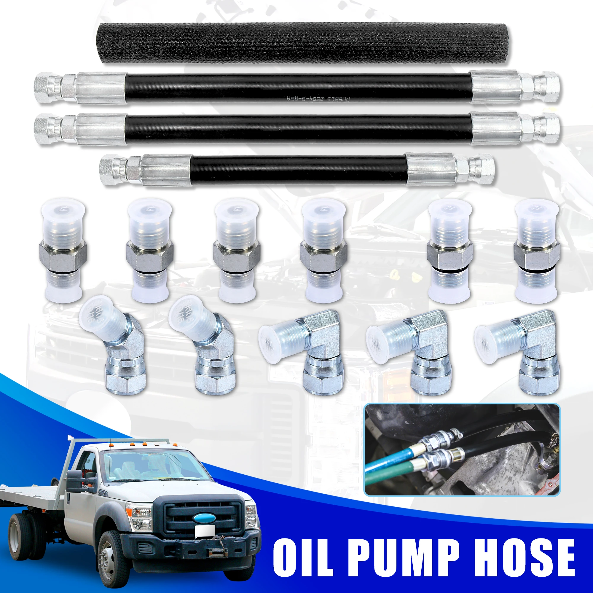 Шланги высокого давления для масляного насоса X Autohaux, набор линий с поперечной линией для Ford F-550 1999-2003
Шланги высокого давления для масляного насоса X Autohaux, набор линий с поперечной линией для Ford F-550 1999-2003