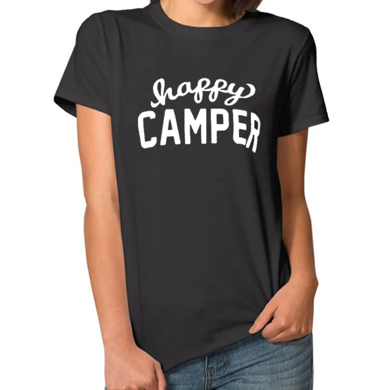 Letter Print O-Neck Tops Tees Summer T Shirt Women Happy CAMPER Femmes Cotton Women's Fashion Tshirts Clothing
Letter Print O-Neck Tops Tees Summer T Shirt Women Happy CAMPER Femmes Cotton Women's Fashion Tshirts Clothing