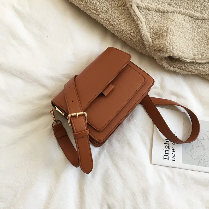 

New Arrive 2021 Fashion Women's Small Shoulder Bags Pu Leather Messenger Bags Brief Flap Crossbody Bags bolsa feminina