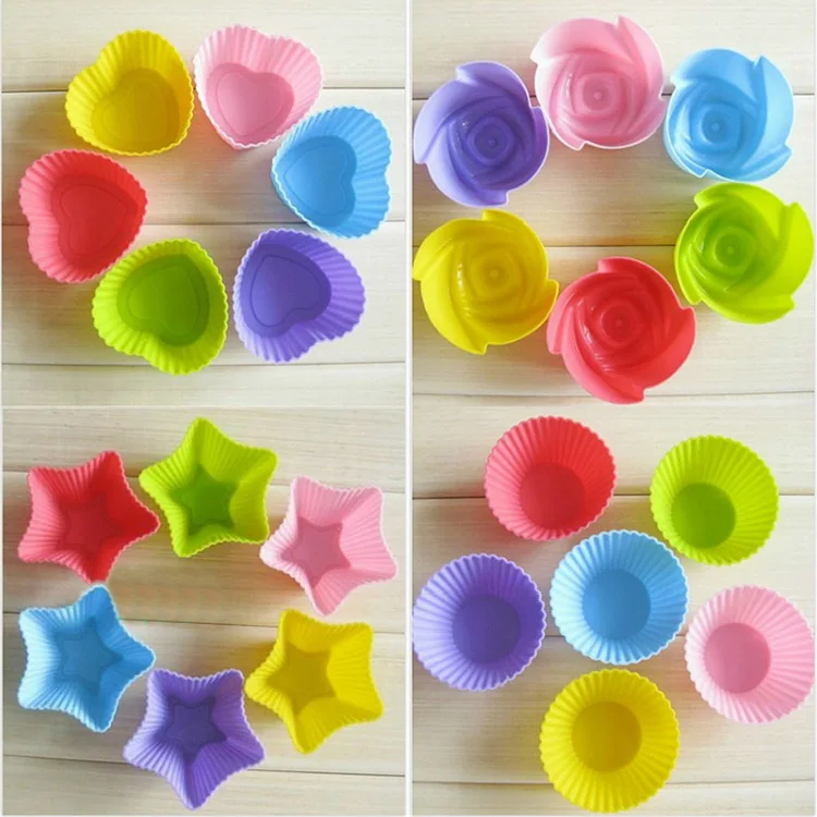 5 PCS/Set Silicone Cupcake Baking Molds Cup Set Kitchen Craft Tool Bakeware Pastry Tools Cake Mold
5 PCS/Set Silicone Cupcake Baking Molds Cup Set Kitchen Craft Tool Bakeware Pastry Tools Cake Mold