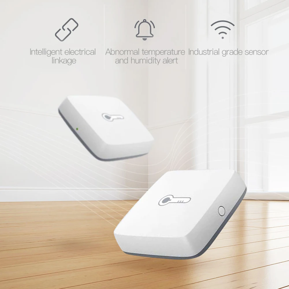 Smart Sensor Air Pressure Temperature Environment Humidity via Connection for Zigbee Household Bedroom Air Ornaments
Smart Sensor Air Pressure Temperature Environment Humidity via Connection for Zigbee Household Bedroom Air Ornaments