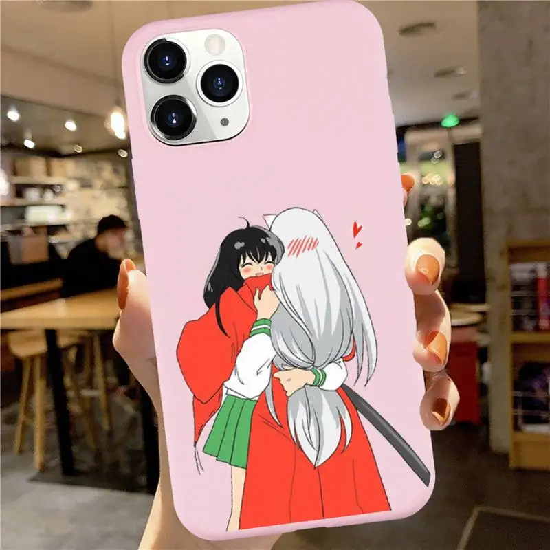 Hot Japan Anime Inuyasha Higurash Phone Case Pink Candy Color for iPhone 6 7 8 11 12 s mini pro X XS XR MAX Plus
Hot Japan Anime Inuyasha Higurash Phone Case Pink Candy Color for iPhone 6 7 8 11 12 s mini pro X XS XR MAX Plus