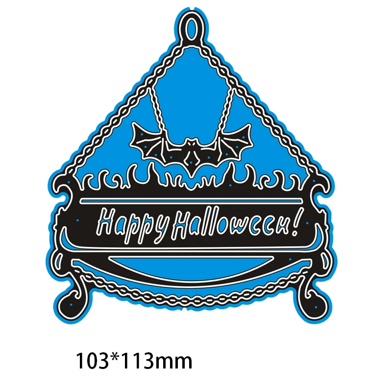 New Metal Cutting Dies Scrapbooking Happy Halloween Bat DIY Album Paper Card Craft Embossing stencil Dies 103*113mm
New Metal Cutting Dies Scrapbooking Happy Halloween Bat DIY Album Paper Card Craft Embossing stencil Dies 103*113mm