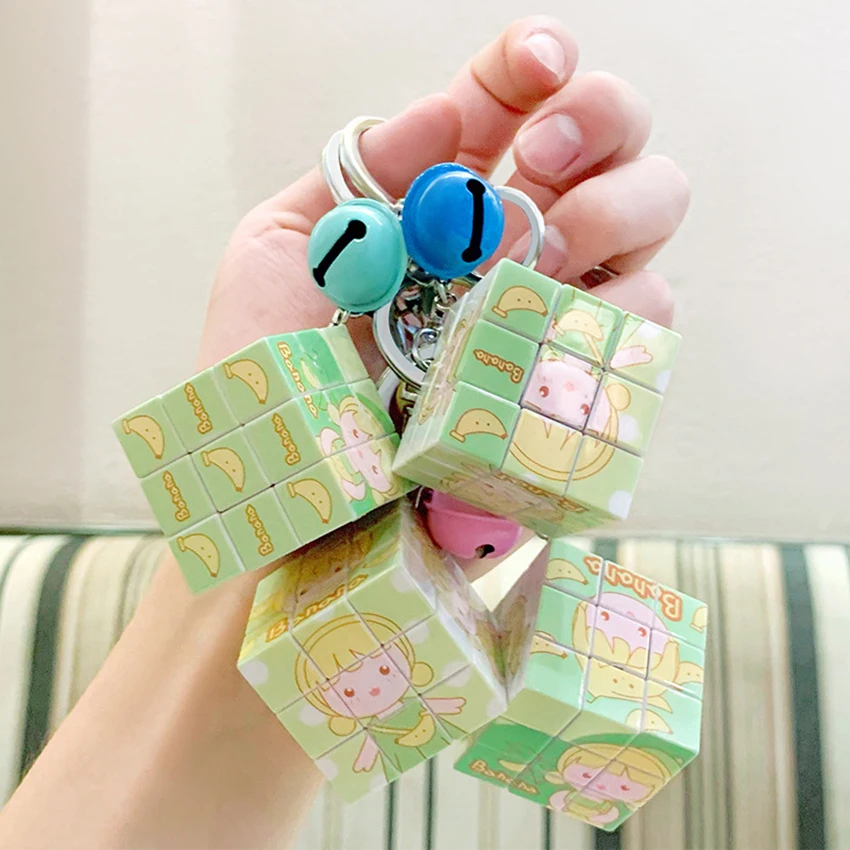 Cartoon Character 3x3x3 Magic Cube Keychain Antistress Fidger Toys Puzzle Games Cubo Magico Puzzle for Children Christmas Gift
Cartoon Character 3x3x3 Magic Cube Keychain Antistress Fidger Toys Puzzle Games Cubo Magico Puzzle for Children Christmas Gift