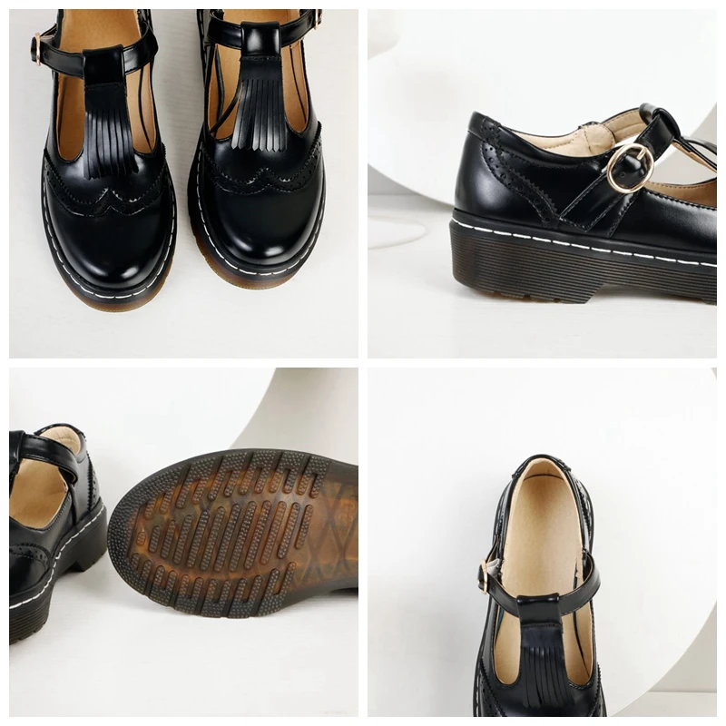 SIMLOVEYO New 2021 Ladies Pumps Round Toe 3.5cm Block Heels British Retro Buckle Tassels Stylish Carved Big Size 34-43 A3591
SIMLOVEYO New 2021 Ladies Pumps Round Toe 3.5cm Block Heels British Retro Buckle Tassels Stylish Carved Big Size 34-43 A3591