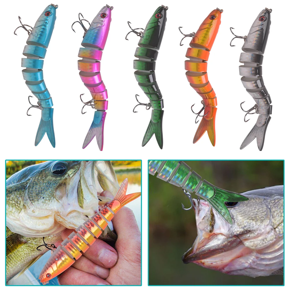 45Pcs/Box Fishing Lures Kit Including Treble Hooks Sinking Wobblers Lures Multi Jointed Crankbait Swimbait Hard Bait
45Pcs/Box Fishing Lures Kit Including Treble Hooks Sinking Wobblers Lures Multi Jointed Crankbait Swimbait Hard Bait