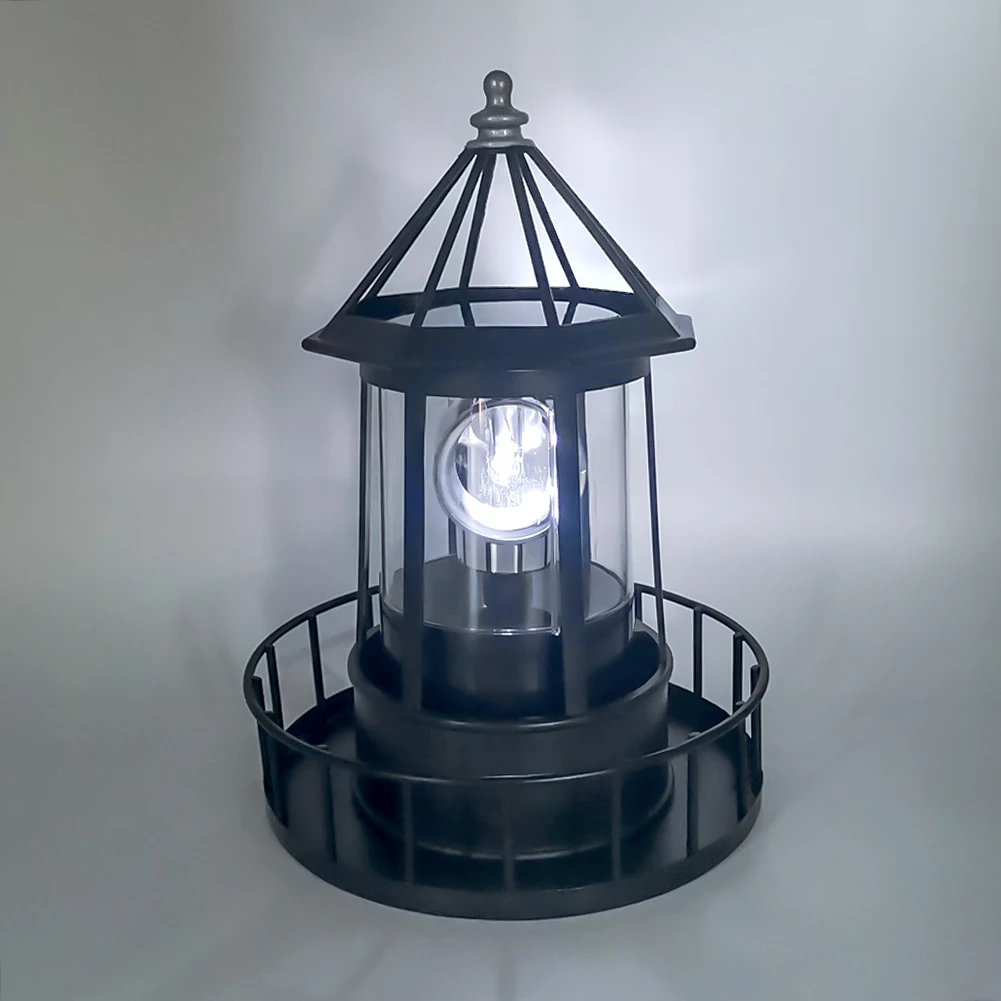 Classic Texture Lighthouse Shape Solar LED Lights Garden Lawn Outdoor Beam Rotating Beacon Lamps Outdoor Houhold Decoration
Classic Texture Lighthouse Shape Solar LED Lights Garden Lawn Outdoor Beam Rotating Beacon Lamps Outdoor Houhold Decoration