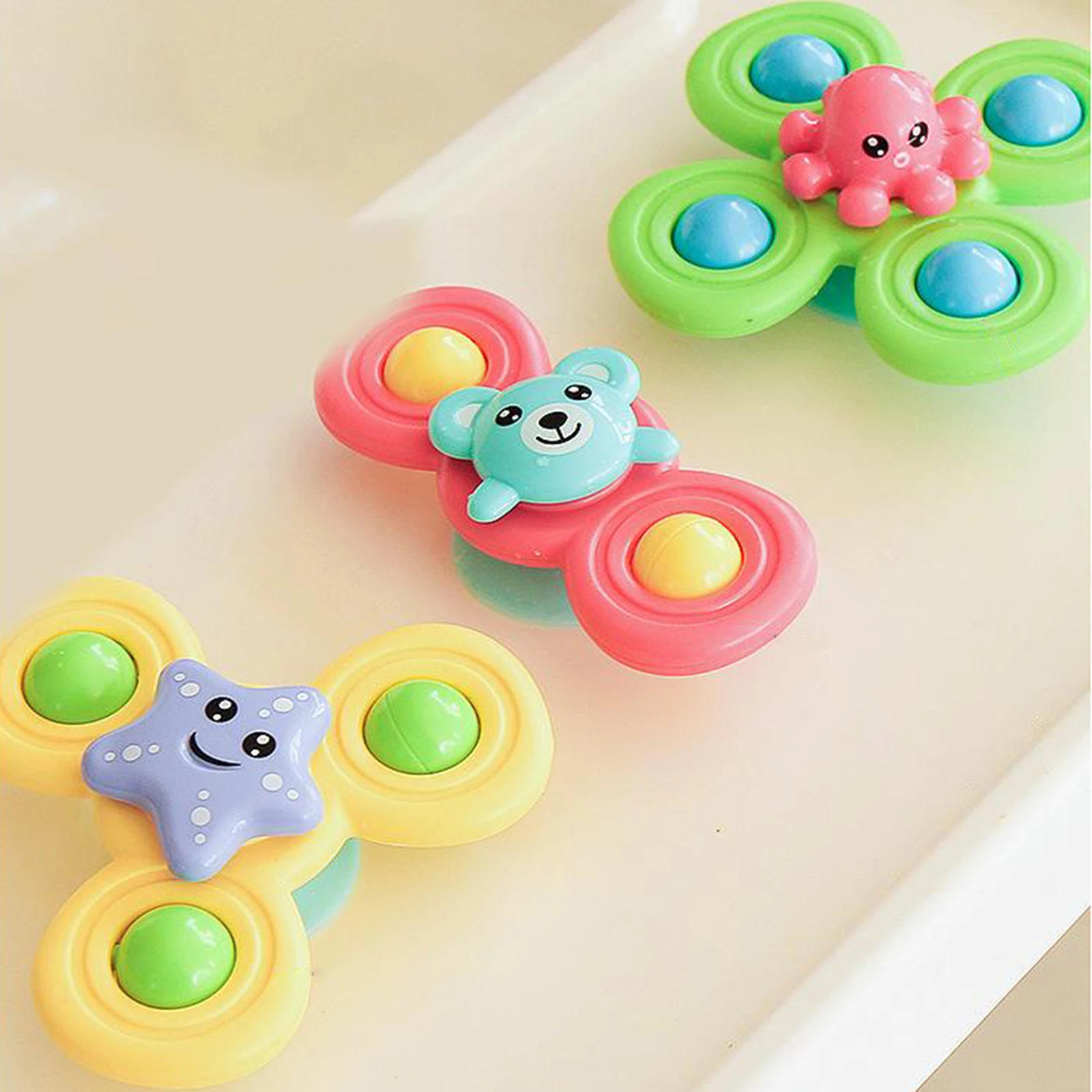 3pcs Interesting Baby Bath Toys Suction Cup Spinning Top Sucker Spinner Toy
3pcs Interesting Baby Bath Toys Suction Cup Spinning Top Sucker Spinner Toy
