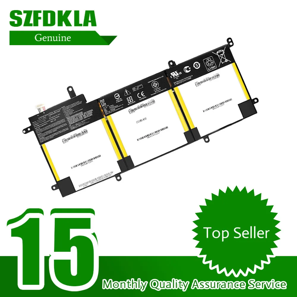 SZFDKLA 11.31V 56Wh New Genuine C31N1428 Battery For ASUS UX305L UX305LA UX305UA
SZFDKLA 11.31V 56Wh New Genuine C31N1428 Battery For ASUS UX305L UX305LA UX305UA
