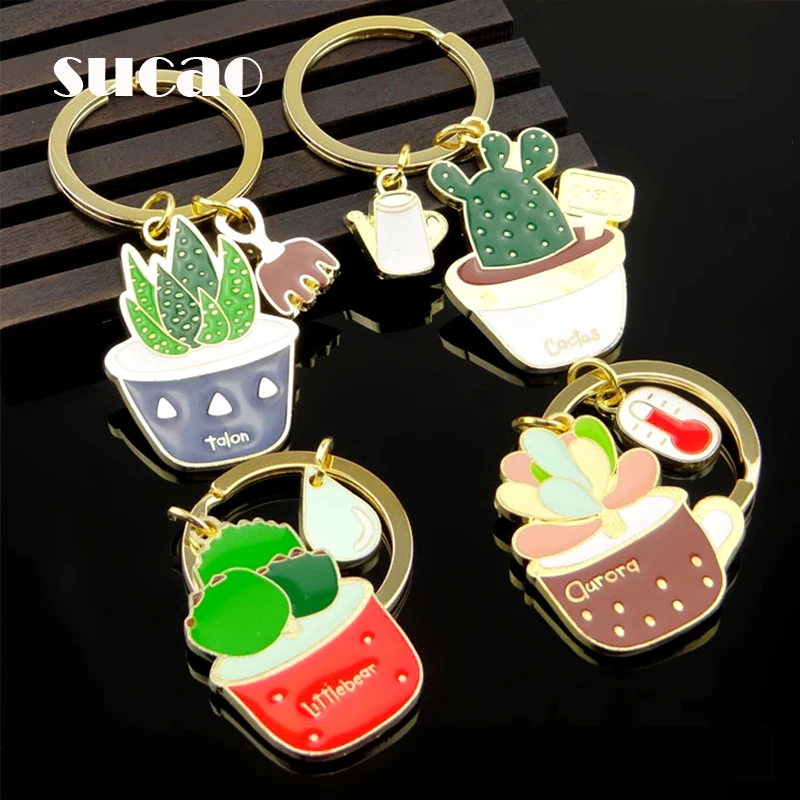 New Fashion Cactus Keychain Women Succulent Potted Succulent Plants Shaped Creative Car Key Chains Best Gift For Friends In Bulk
New Fashion Cactus Keychain Women Succulent Potted Succulent Plants Shaped Creative Car Key Chains Best Gift For Friends In Bulk