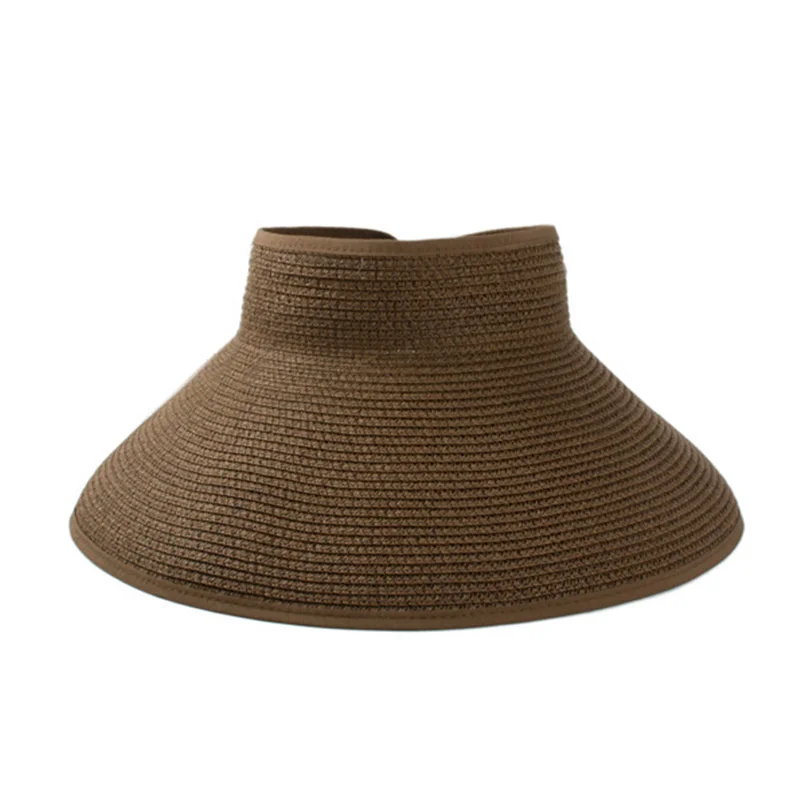 Sun Visors Large Brim Straw Hats Foldable Packable Roll Up Straw Visor Sun Cap Floppy Cap Deep Style Adjustable Size
Sun Visors Large Brim Straw Hats Foldable Packable Roll Up Straw Visor Sun Cap Floppy Cap Deep Style Adjustable Size