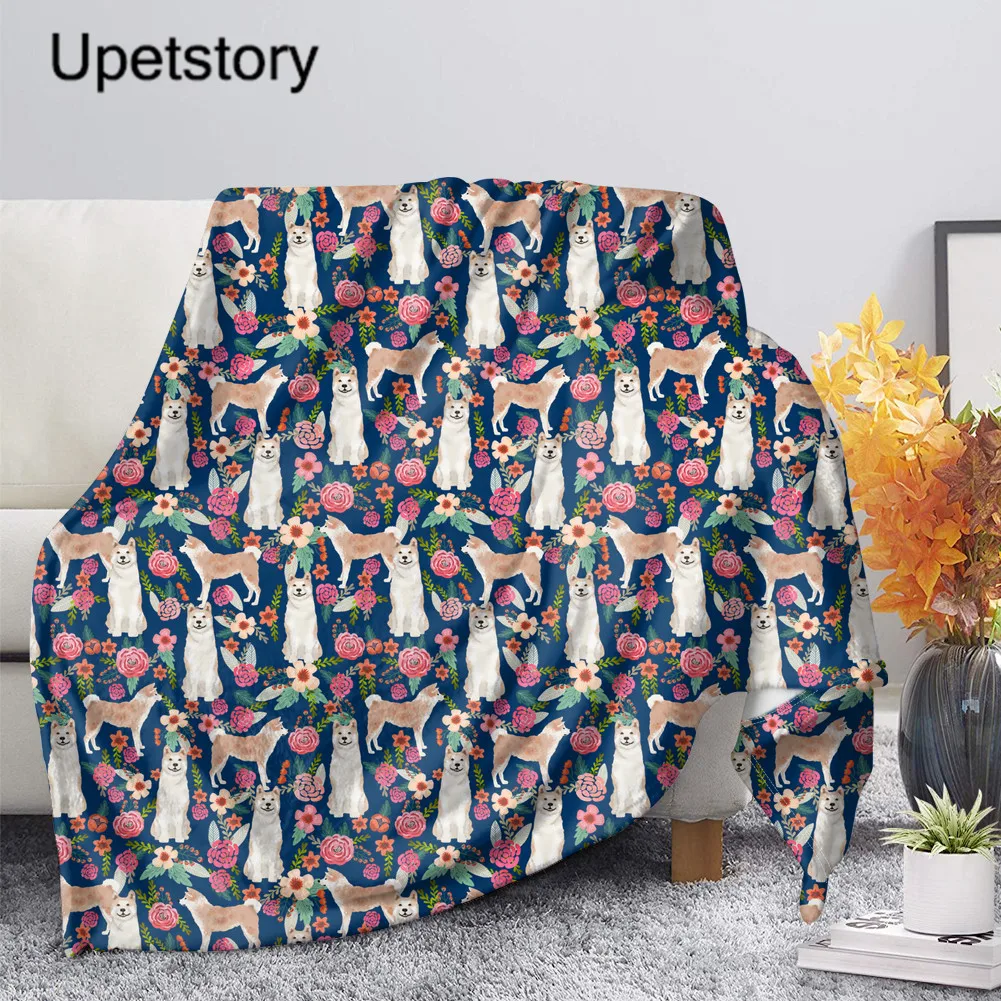 Плед Upetstory Akita с принтом собаки хаски, супермягкий, из шерпы, флиса, для телевизора, на диван, постельное белье для путешествий, Детское покрыв... 
Плед Upetstory Akita с принтом собаки хаски, супермягкий, из шерпы, флиса, для телевизора, на диван, постельное белье для путешествий, Детское покрыв...