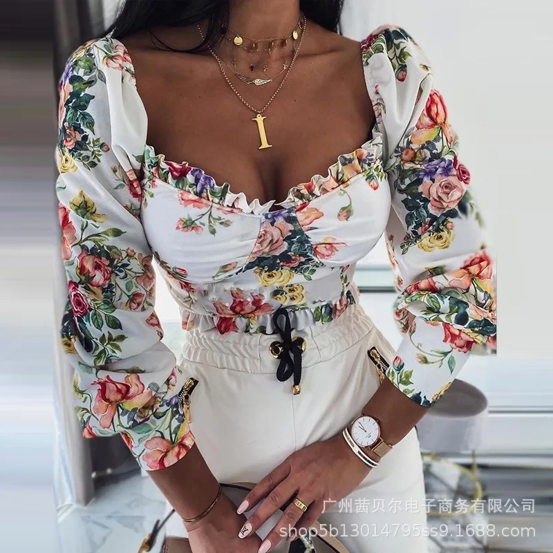 Donsignet New Summer Fashion Women's Top Printed Square Neck Short Top Tank Top Women Womens Tops
Donsignet New Summer Fashion Women's Top Printed Square Neck Short Top Tank Top Women Womens Tops