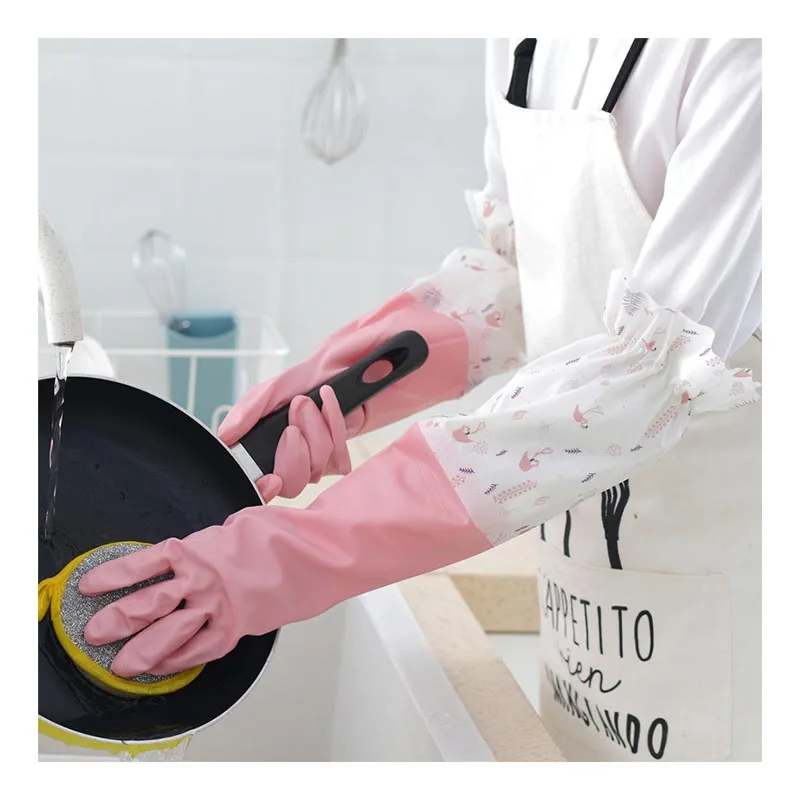 Перчатки для дома, с длинным рукавом, для мытья посуды, водонепроницаемые, прочные, для защиты рук, для уборки на кухне, домашние работы 
Перчатки для дома, с длинным рукавом, для мытья посуды, водонепроницаемые, прочные, для защиты рук, для уборки на кухне, домашние работы