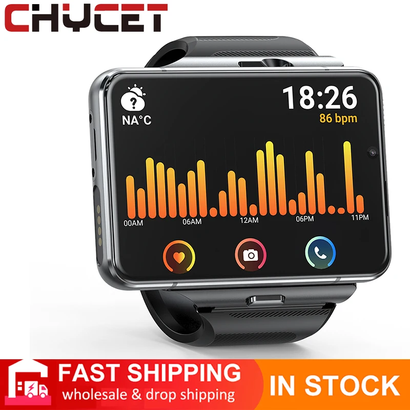 CHYCET 2021 New Smart Watch 4G Android 9.0 Making Calls Photo Taking Smart Watches Heart Rate Monitoring Support GPS Smartwatch
CHYCET 2021 New Smart Watch 4G Android 9.0 Making Calls Photo Taking Smart Watches Heart Rate Monitoring Support GPS Smartwatch