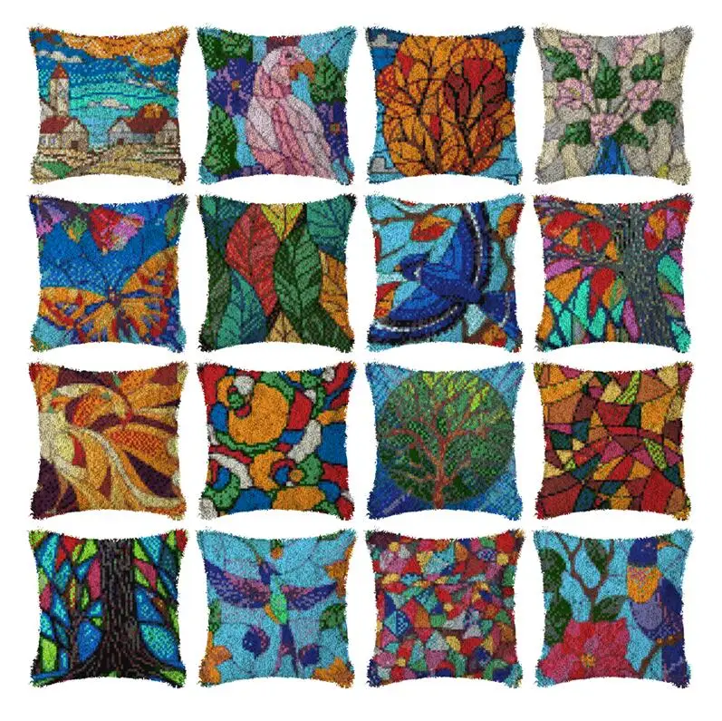 Latch Hook Kit Make Leaves Cushion Flamingo Canvas Crochet Pillow Case Latch Hook Cushion Cover Arts & Craft
Latch Hook Kit Make Leaves Cushion Flamingo Canvas Crochet Pillow Case Latch Hook Cushion Cover Arts & Craft
