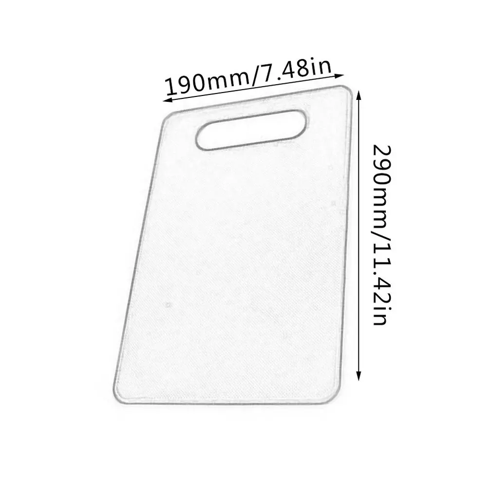 Kitchen Plastic Vegetable Fruits Bread Cutting Board Outdoor Camping Food Cutting Board Non-slip Kitchen Chopping Blocks
Kitchen Plastic Vegetable Fruits Bread Cutting Board Outdoor Camping Food Cutting Board Non-slip Kitchen Chopping Blocks