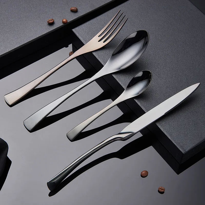 Tableware Steel Fork Spoon Rainbow Set Tableware Cutlery Cutlery Stainless Knife Dinner Silverware for Restaurant Set
Tableware Steel Fork Spoon Rainbow Set Tableware Cutlery Cutlery Stainless Knife Dinner Silverware for Restaurant Set