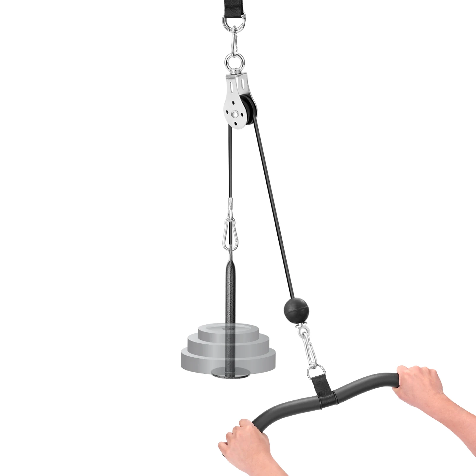Fitness DIY Pulley Cable Machine Attachment System Lifting Arm Hand Strength Training Leg Tendon Stretching Gym Equipment New
Fitness DIY Pulley Cable Machine Attachment System Lifting Arm Hand Strength Training Leg Tendon Stretching Gym Equipment New