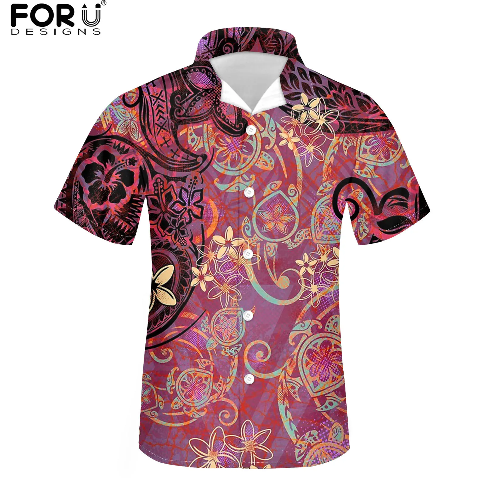 FORUDESIGNS, гавайская Этническая летняя Модная рубашка с узором, для мужчин, удобная Пляжная рубашка большого размера с пуговицами 
FORUDESIGNS, гавайская Этническая летняя Модная рубашка с узором, для мужчин, удобная Пляжная рубашка большого размера с пуговицами