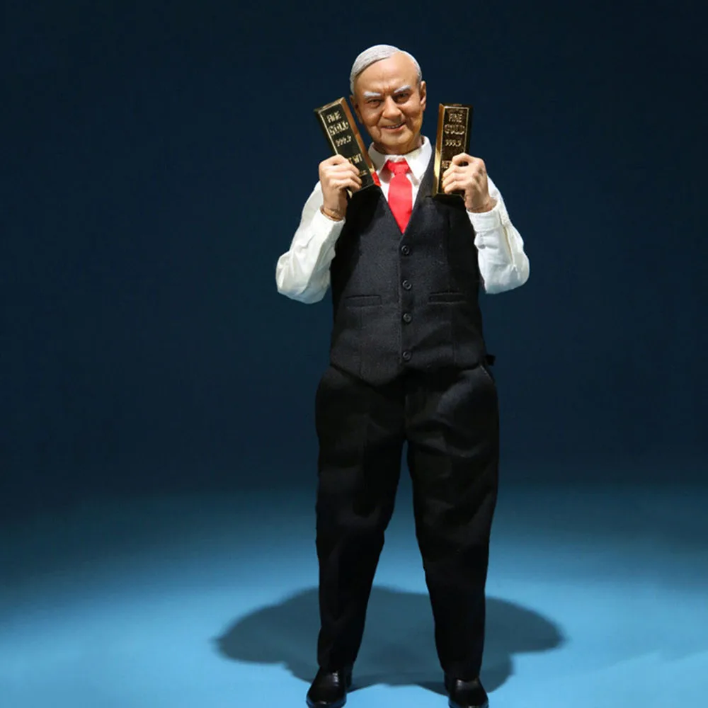 MCC022 For Collection 1:6 Scale Full Set Financial Tycoon Buffett Doll Action Figure Model for Fans Gifts 
MCC022 For Collection 1:6 Scale Full Set Financial Tycoon Buffett Doll Action Figure Model for Fans Gifts