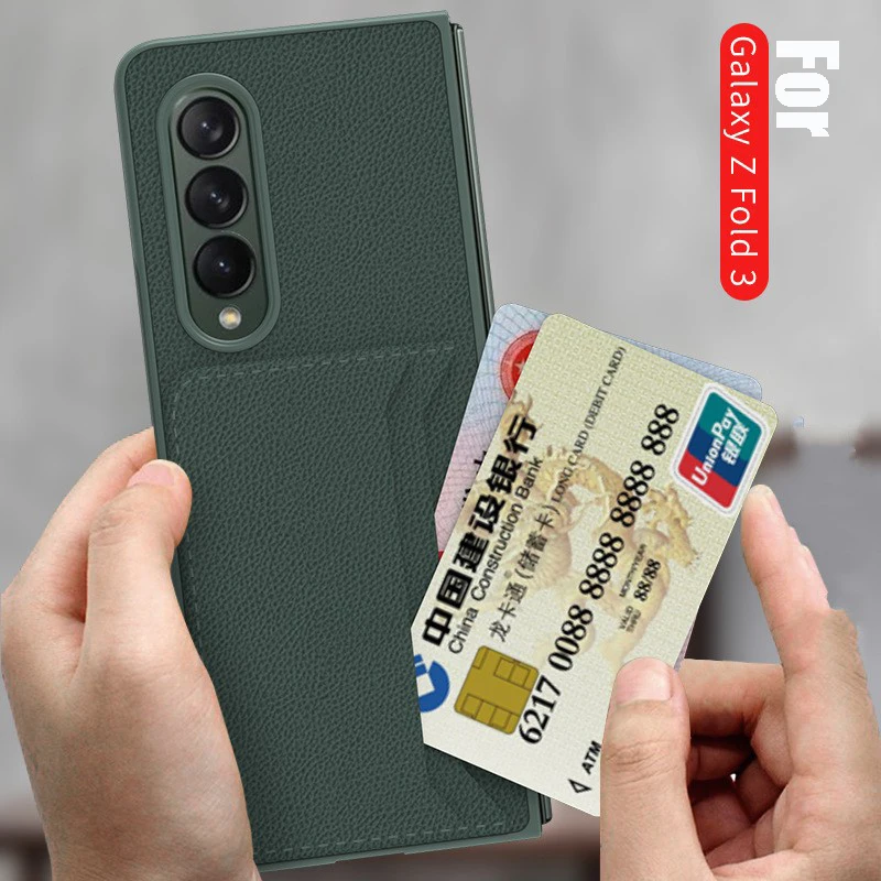 PU Leather Case with Card Slot for Samsung Galaxy Z Fold 3 Anti-scratch Shockproof Protective Cover Capa Smart Filp Shell Fundas
PU Leather Case with Card Slot for Samsung Galaxy Z Fold 3 Anti-scratch Shockproof Protective Cover Capa Smart Filp Shell Fundas