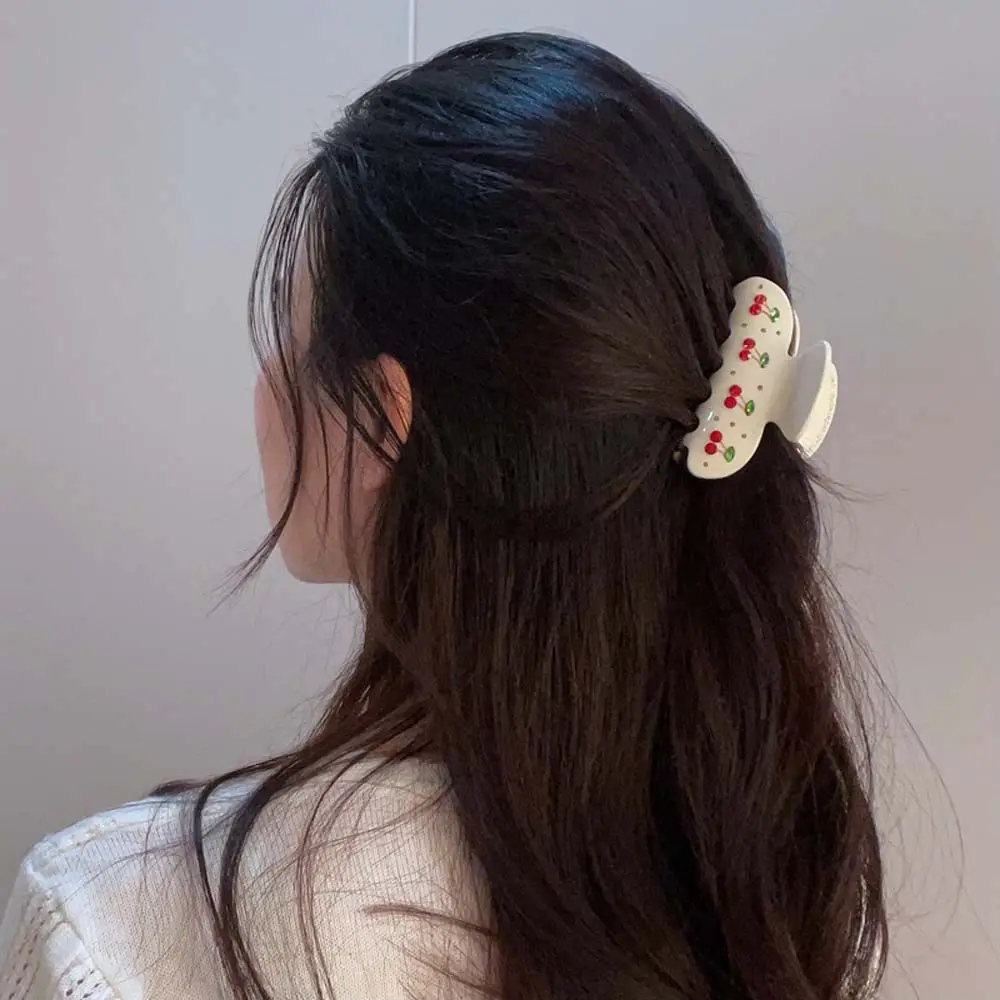 Elegant Sweet White Shiny Diamond Rhinestone Hair Ornaments Hair Claws Cherry Hair Clips Korean Style
Elegant Sweet White Shiny Diamond Rhinestone Hair Ornaments Hair Claws Cherry Hair Clips Korean Style