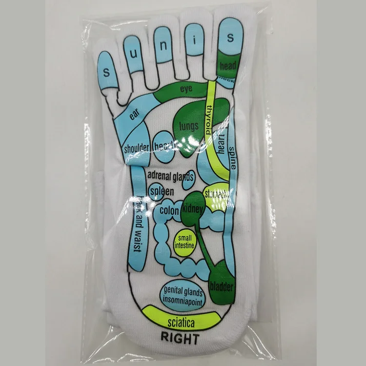 Cotton five finger socks heat transfer point massage socks with massage stick Yoga socks
Cotton five finger socks heat transfer point massage socks with massage stick Yoga socks