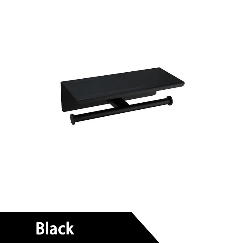 Держатель для туалетной бумаги MELLRAIN черный матовый, нержавеющая сталь 
Держатель для туалетной бумаги MELLRAIN черный матовый, нержавеющая сталь