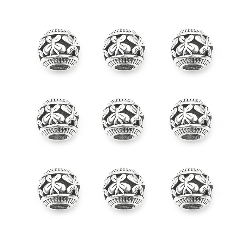 10pcs Alloy Hollow Butterfly Shape 11x9mm with 4.5mm Big Hole Beads For DIY Jewelry Making Pendant&Bracelet Accessories
10pcs Alloy Hollow Butterfly Shape 11x9mm with 4.5mm Big Hole Beads For DIY Jewelry Making Pendant&Bracelet Accessories