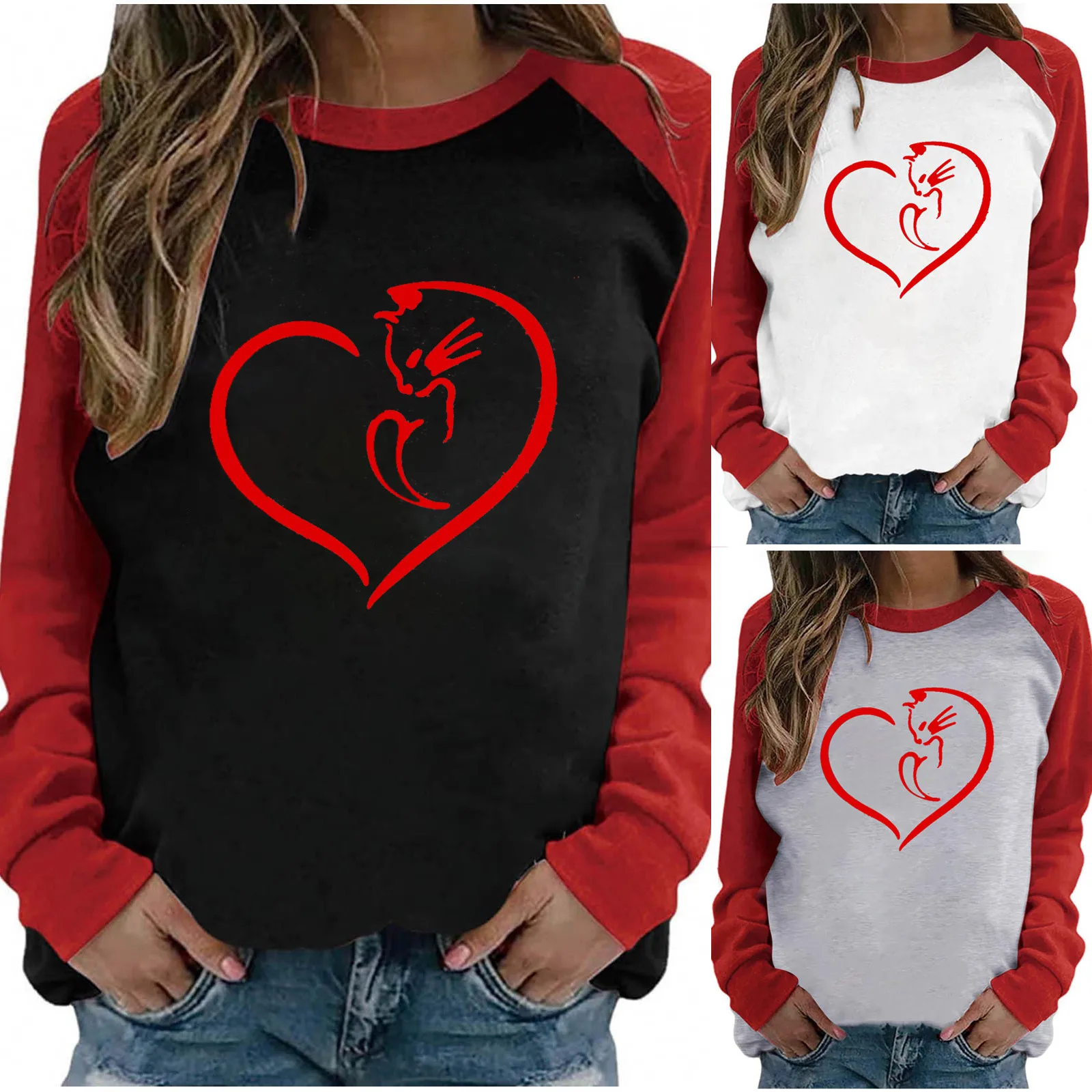 Ladies Casual Pullover Love Print Sports Top Fall Winter Ladies Casual Love Print Long Sleeve O-Neck Sports Top 40*
Ladies Casual Pullover Love Print Sports Top Fall Winter Ladies Casual Love Print Long Sleeve O-Neck Sports Top 40*