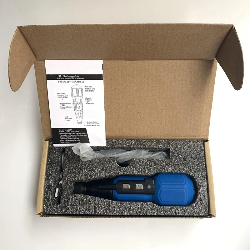 Mini Electric Screwdriver Cordless Drill USB Rechargeable 3.6V Lithium Battery Super Torque Power Tools Led Light
Mini Electric Screwdriver Cordless Drill USB Rechargeable 3.6V Lithium Battery Super Torque Power Tools Led Light