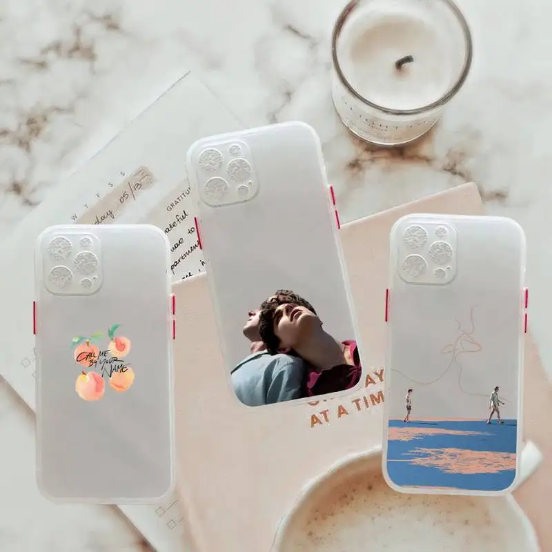 Call Me by Your Name Phone Case For iPhone 12 11 Mini Pro XR XS Max 7 8 Plus X Matte transparent White Back Cover
Call Me by Your Name Phone Case For iPhone 12 11 Mini Pro XR XS Max 7 8 Plus X Matte transparent White Back Cover