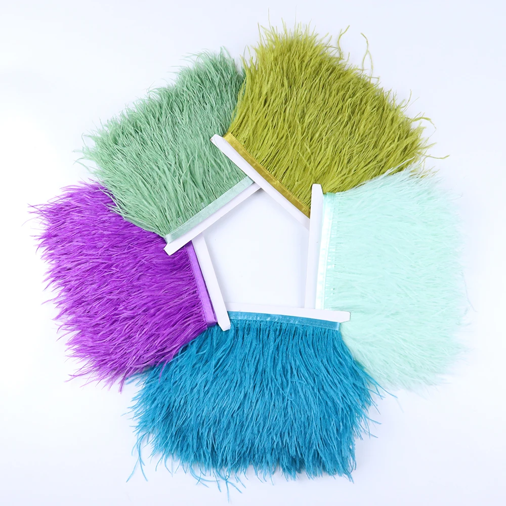 8-10cm Ostrich Feathers Trim Fringe Decoration for Party Wedding Dress Skirt Clothes Sewing Crafts Plume 1 Meter/Lot Wholesale
8-10cm Ostrich Feathers Trim Fringe Decoration for Party Wedding Dress Skirt Clothes Sewing Crafts Plume 1 Meter/Lot Wholesale