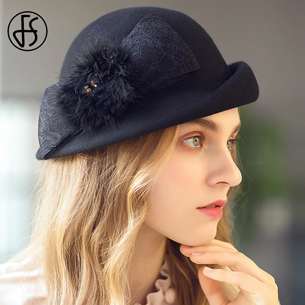 FS Dome Artist Woolen Wool Felt Berets Hat For Women Ladies Female Autumn Winter Painter Basin Hats Caps Crystal Bowknot Feather
FS Dome Artist Woolen Wool Felt Berets Hat For Women Ladies Female Autumn Winter Painter Basin Hats Caps Crystal Bowknot Feather
