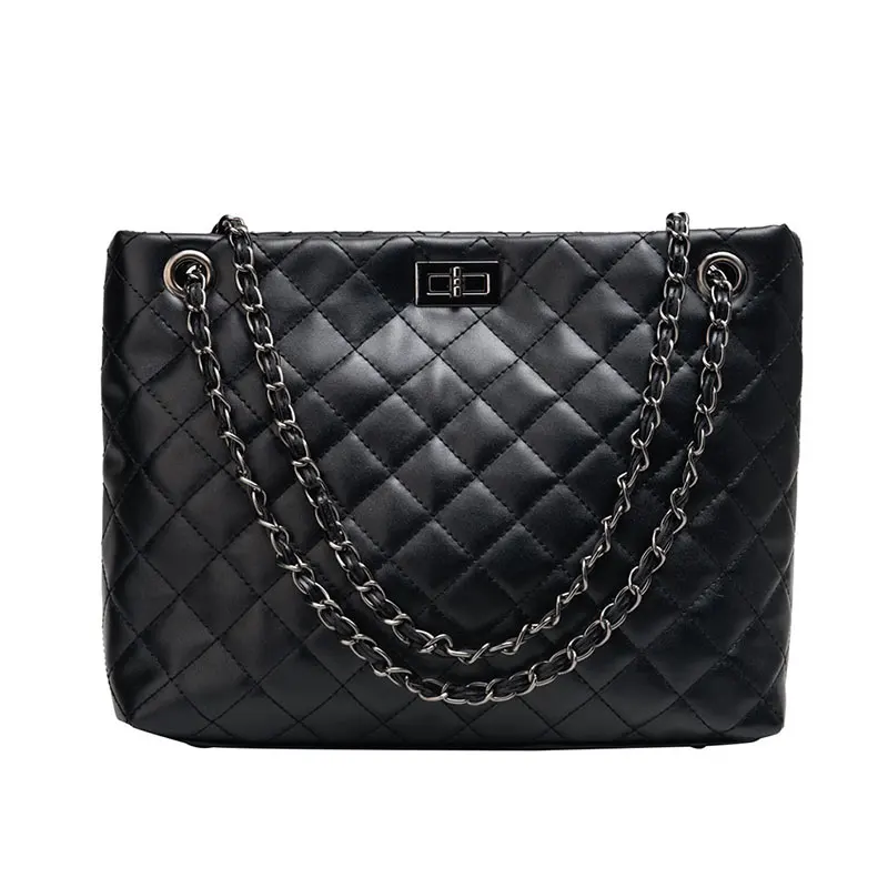 Luxury Brand Women Plaid Bags Large Tote Bag Female Handbags Designer Black Leather Big Crossbody Chain Messenger Bag Girl
Luxury Brand Women Plaid Bags Large Tote Bag Female Handbags Designer Black Leather Big Crossbody Chain Messenger Bag Girl