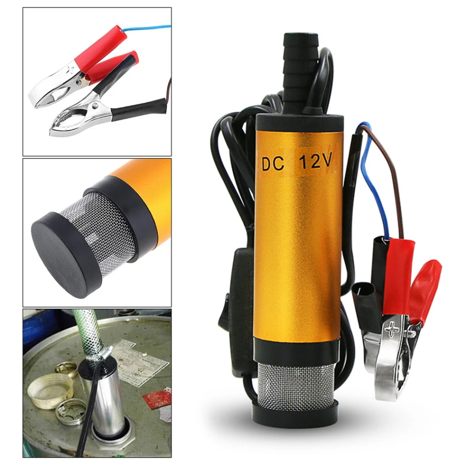 Mini 12V 24V DC Portable Electric Submersible Pump Fuel Transfer Pump for Pumping Diesel Oil Water Aluminum Alloy Shell 12L/min
Mini 12V 24V DC Portable Electric Submersible Pump Fuel Transfer Pump for Pumping Diesel Oil Water Aluminum Alloy Shell 12L/min