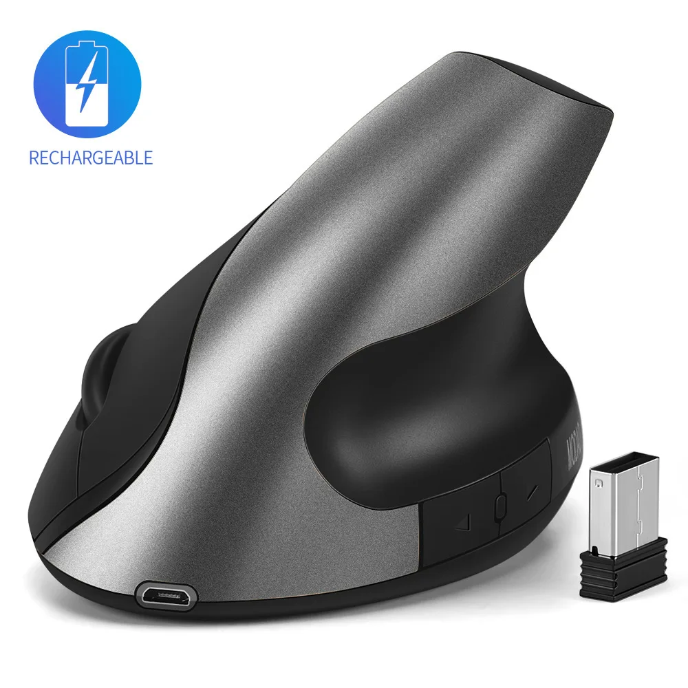 Wireless Vertical Mouse Rechargeable 2.4G Ergonomic Optical hand grip Mice with 3 Adjustable DPI 800/1200/1600 For PC Laptop
Wireless Vertical Mouse Rechargeable 2.4G Ergonomic Optical hand grip Mice with 3 Adjustable DPI 800/1200/1600 For PC Laptop