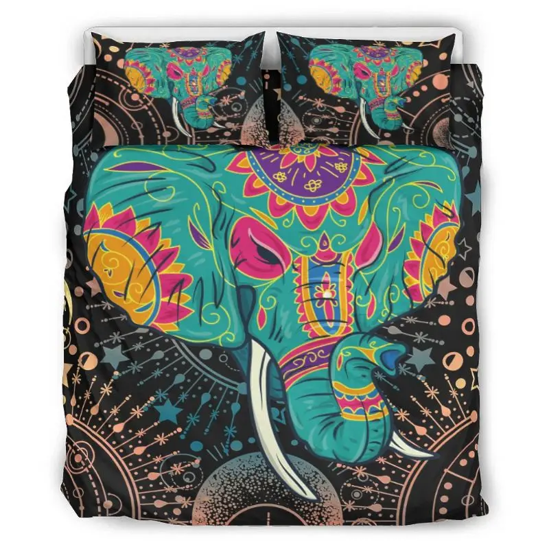 3-Piece Queen Duvet Cover Set King Elephant Printed Soft Microfiber Bedding Sets Quilt Sets with 2 Matching Pillowcases white
3-Piece Queen Duvet Cover Set King Elephant Printed Soft Microfiber Bedding Sets Quilt Sets with 2 Matching Pillowcases white