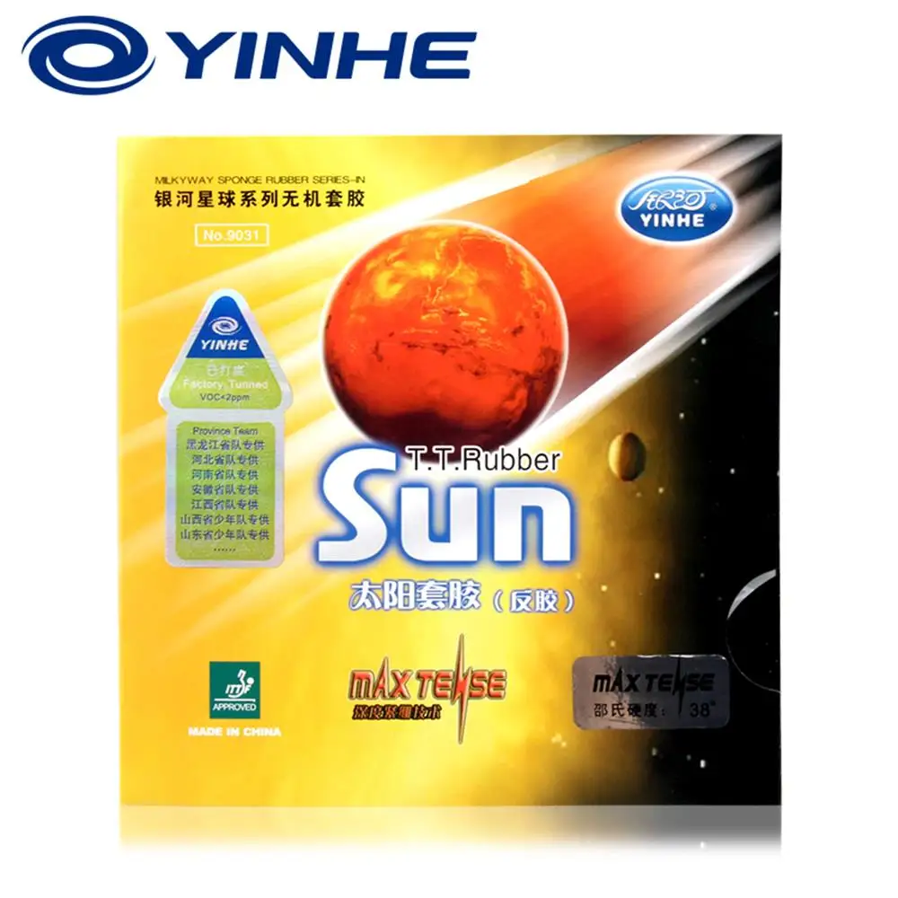 Оригинальные настроенные пипсы Yinhe Sun Max для настольного тенниса с губкой для ракетки для пинг-понга Galaxy Rubber
Оригинальные настроенные пипсы Yinhe Sun Max для настольного тенниса с губкой для ракетки для пинг-понга Galaxy Rubber