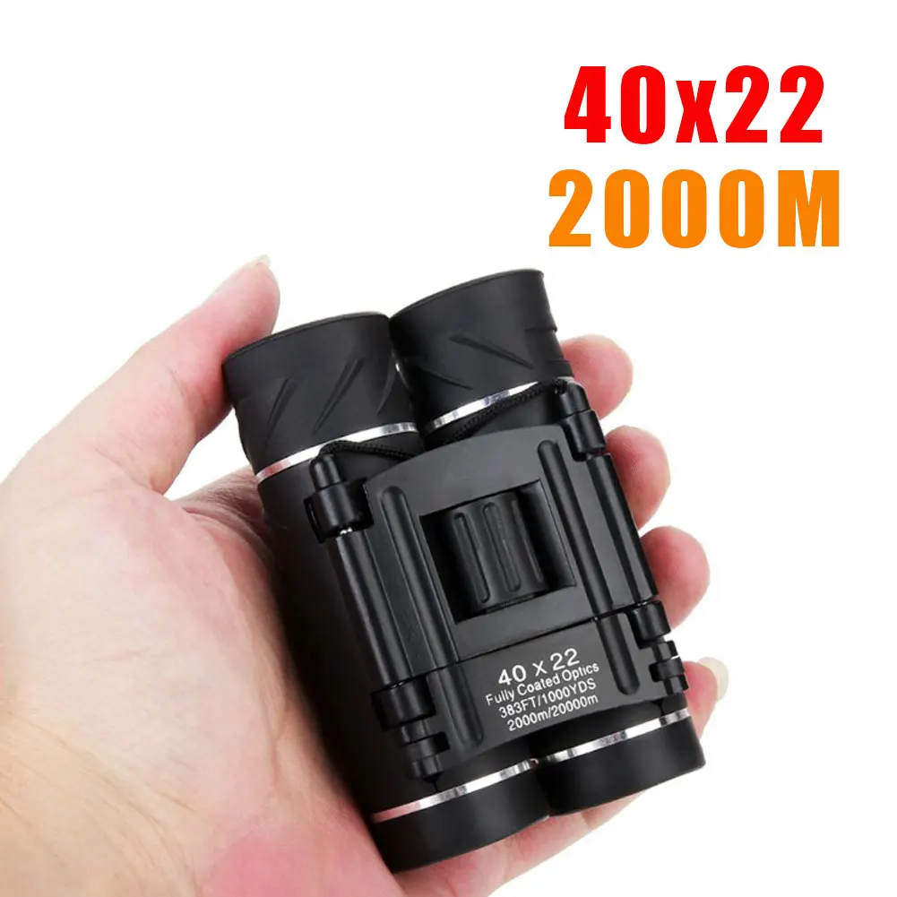 40x22 HD Powerful Binoculars 2000M Long Range Folding Mini Telescope FMC Optics For Hunting Sports Outdoor Camping Travel
40x22 HD Powerful Binoculars 2000M Long Range Folding Mini Telescope FMC Optics For Hunting Sports Outdoor Camping Travel