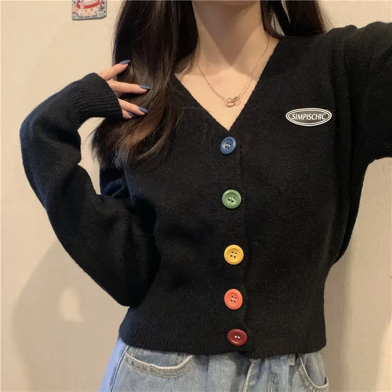 Sweater women's outfits wear spring autumn and winter all-match jackets 2020 new Japanese students blue knitted cardigan women
Sweater women's outfits wear spring autumn and winter all-match jackets 2020 new Japanese students blue knitted cardigan women